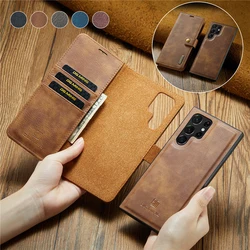 For Samsung Galaxy S26 Ultra S24 FE 5G Flip Case 2IN1 Detachable Leather Wallet Cover For Galaxy S24 Ultra S 24 Plus S26 Funda