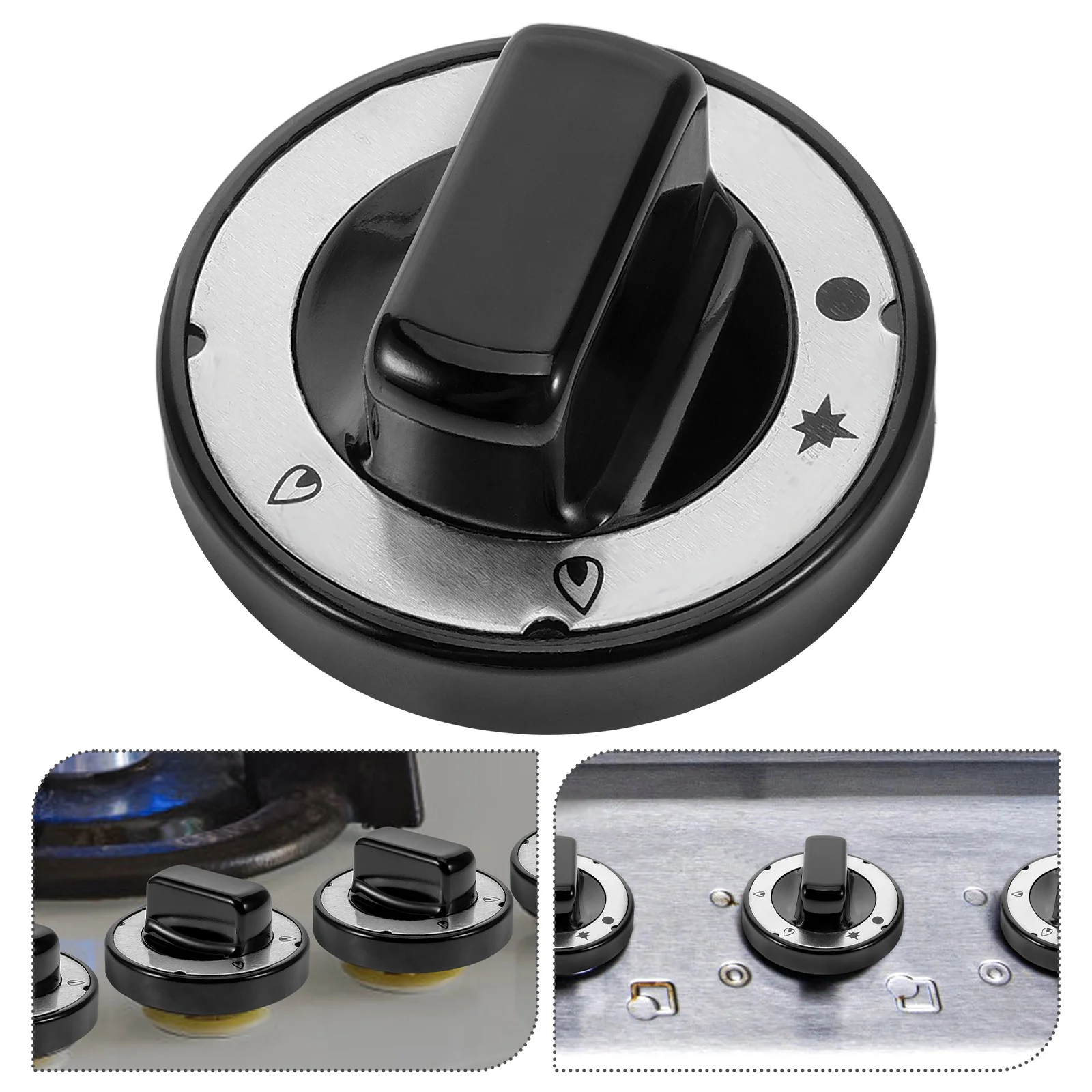 

Universal Cooker Knobs High Temperature Resistant Bakelite Gas Grill Washing Machine Oven Control