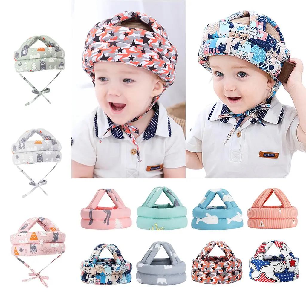 40-53cm Infant Protective Hat Baby Toddler Safety Adjustable Cap Head for Walking