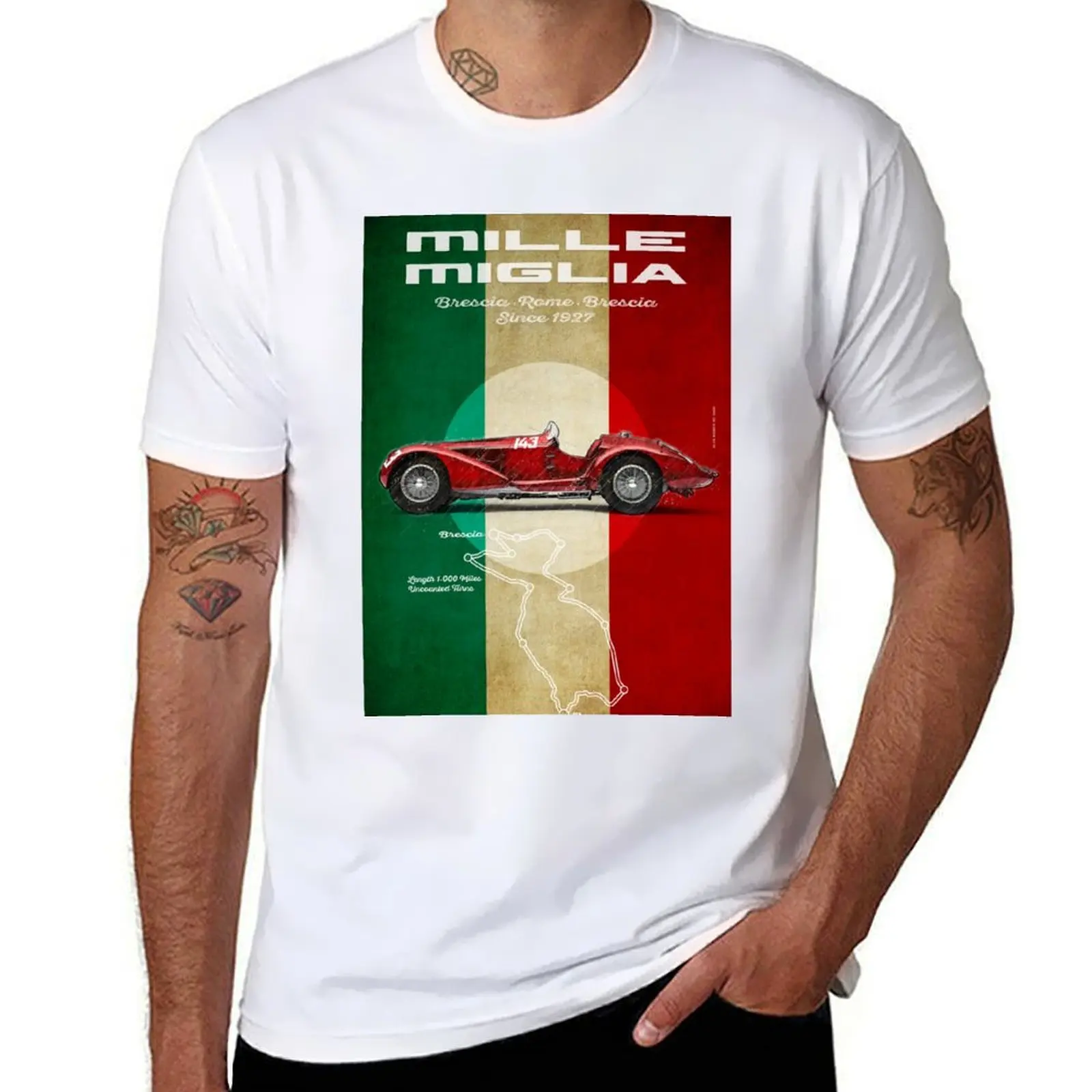 

Mille Miglia Vintage Alfa Romeo T-Shirt cheap stuff sublime blanks Anime t-shirt designer t shirt men