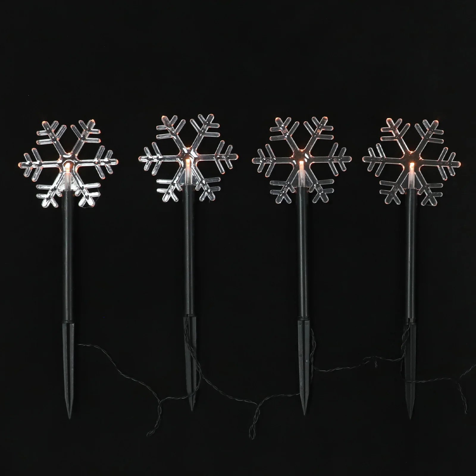 

LED Snowflake Lawn Lamp Waterproof Elegant Design Garden Light for Outdoor Pathway Yard Decoration Landscape Lamp M