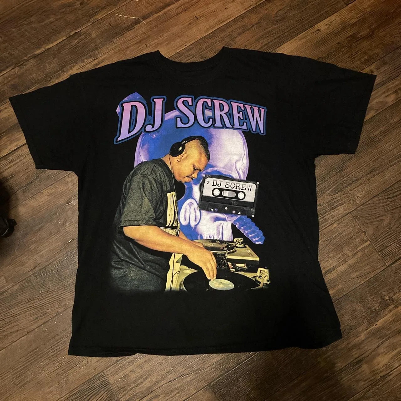 

Rare DJ Screw Short Sleeve Gift For Fan Black S-2345XL Men T-Shirt TMB642