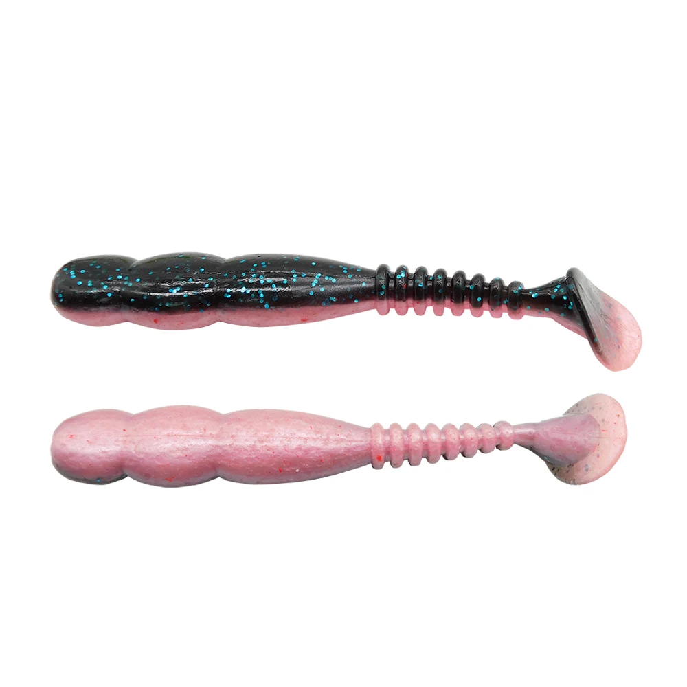 KESFISHING-Leurre Shad Rock Shiner en silicone souple de 2 pouces, appât Élidéal pour la pêche à la truite, au brochet, avec odeur de poisson