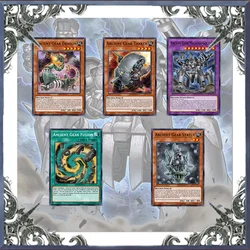 70 Pcs Ancient Gear Yugioh Card Game Deck Easy Play Not Original Master Duel DIY Deck MD