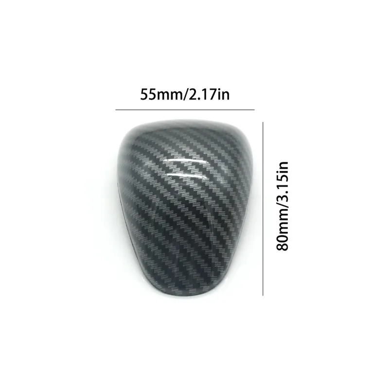 ABS Carbon Fiber Texture Gear Shift Knob Cover Trim Car Accessories Fit For Honda Accord 9th 9.5th 2014 2015 2016 2017 Interior