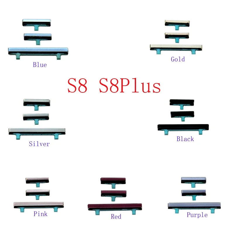 Replacement Part1Set Power On Off Swith Volume Button For Samsung Galaxy S10 S10Plus S9 S9Plus S8 Plus S8Plus Note 8 Note8 Housi