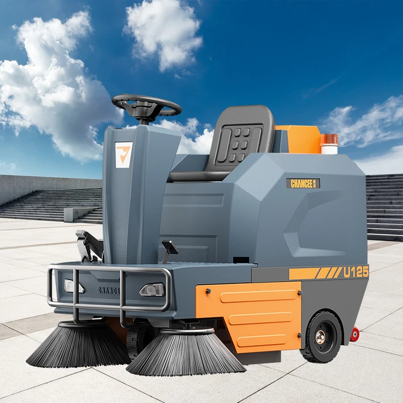 

Floor Sweeper Machine Cleaning Equipment Industrial Ride On Floor Sweeper Electric Mini Street Sweeper