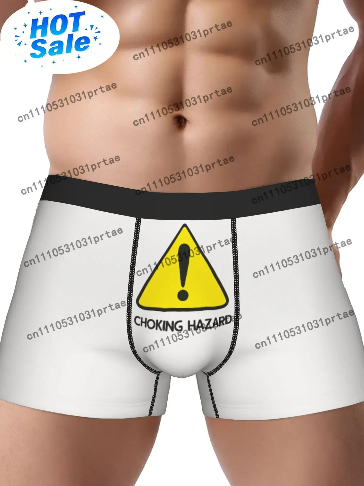 Underwear Made of Polyester Briefs Poses a Choking Risk bLACK