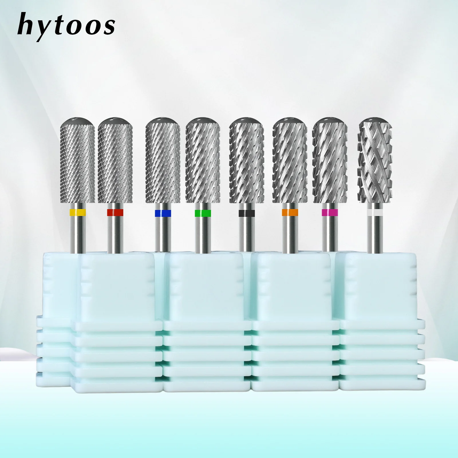 HYTOOS 5.35mm Safety Barrel Nail Drill Bit – Pro Gel Polish Removal Bit for Electric Nail Files Fast & Safe Acrylic & Poly Gel
