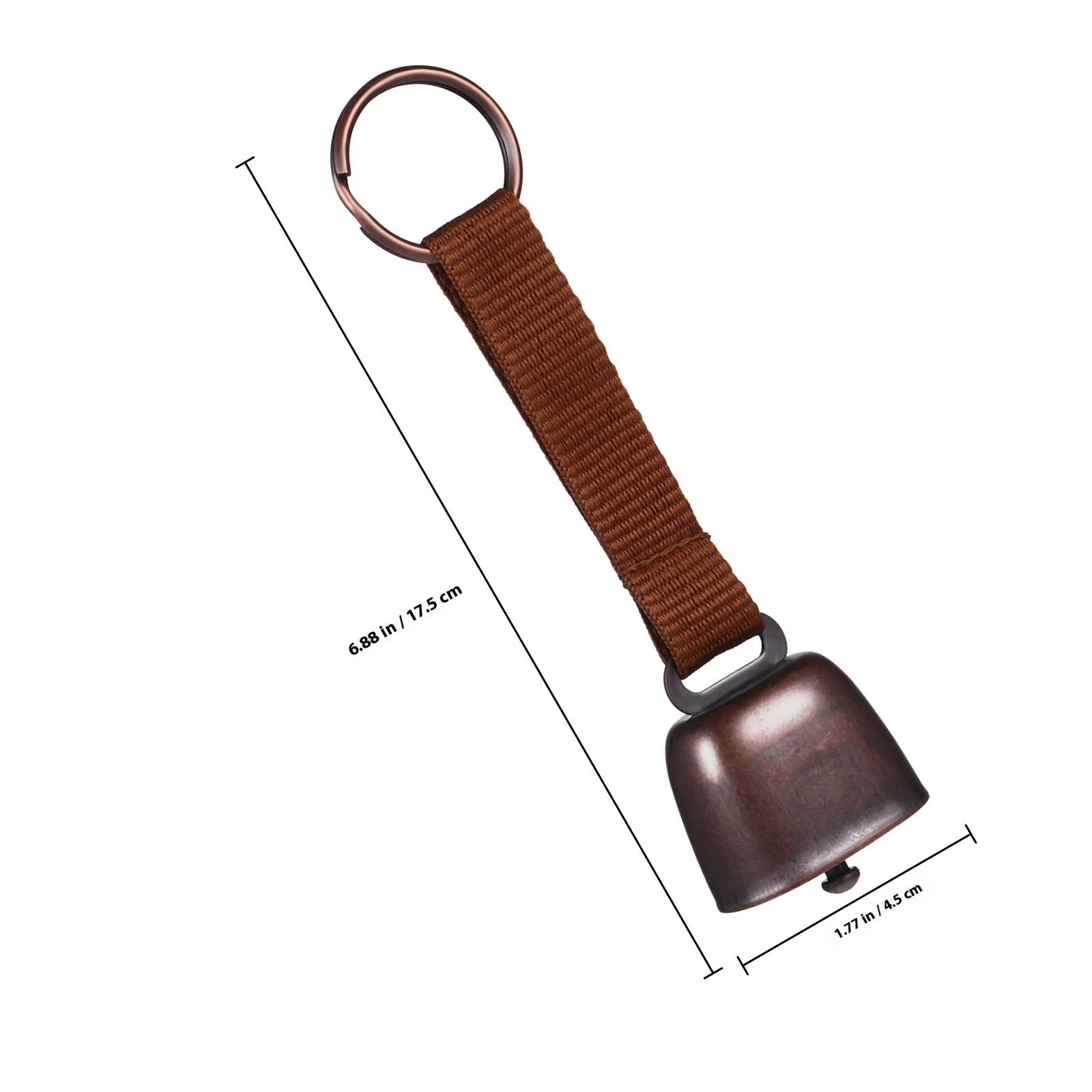 2 stuks berenbel buiten luid ijzer compact hangend nylon voor wandelen bergbeklimmen kamperen berenwaarschuwingsbel