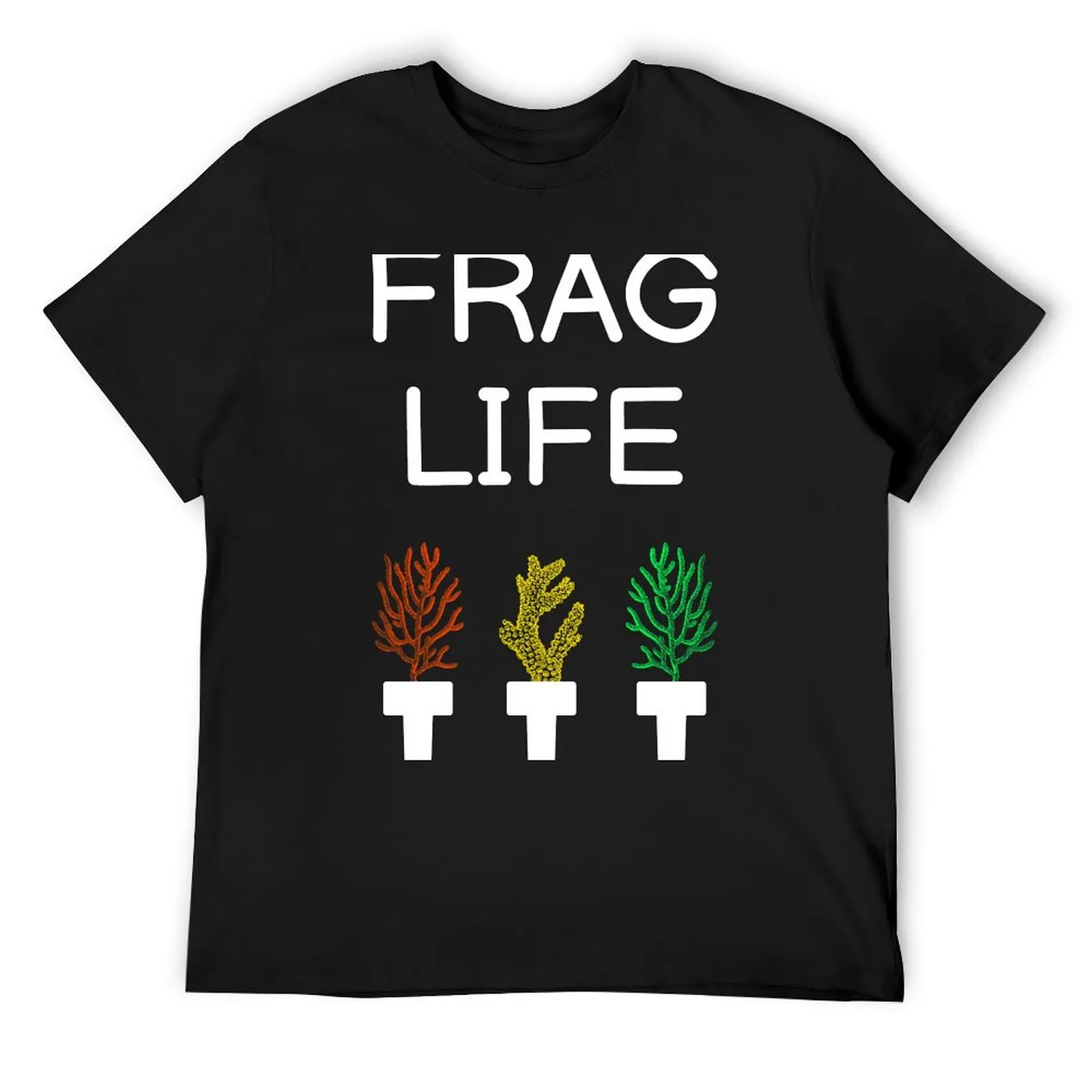 Frag Life Funny Aquarist Coral Reef Edition II T-Shirt basketball graphic tees shirts graphic tees T-shirts for men cotton