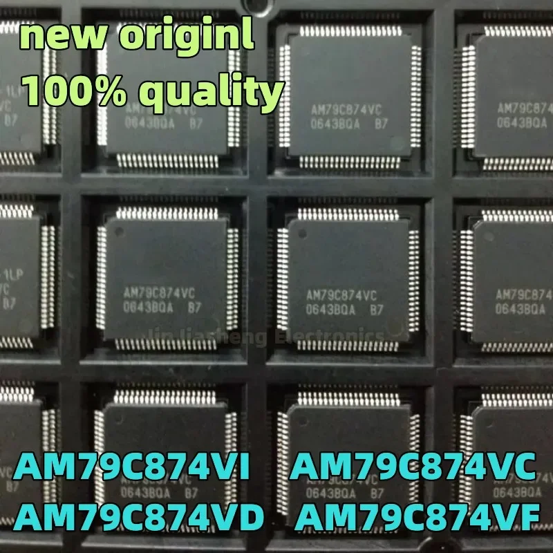 

(5piece) 100% New AM79C874 AM79C874VI AM79C874VC AM79C874VD AM79C874VF QFP80 Chipset
