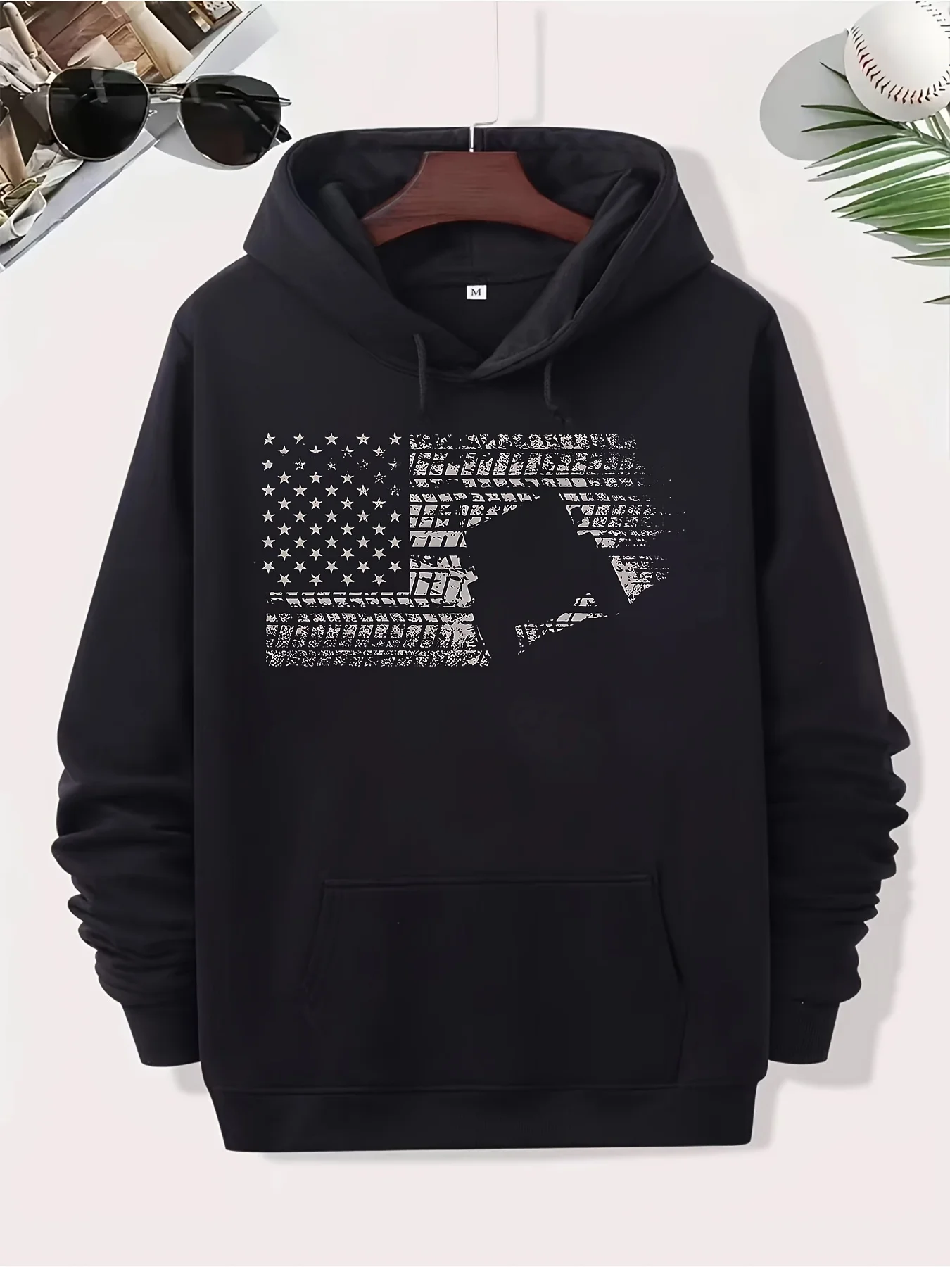 Men's Retro Off-road Four-wheel ATV Sweater, Regular Version, Machine Washable, Couple Pairing Design, Comfortable for Daily Wear, Hooded Jumper, Durable Material