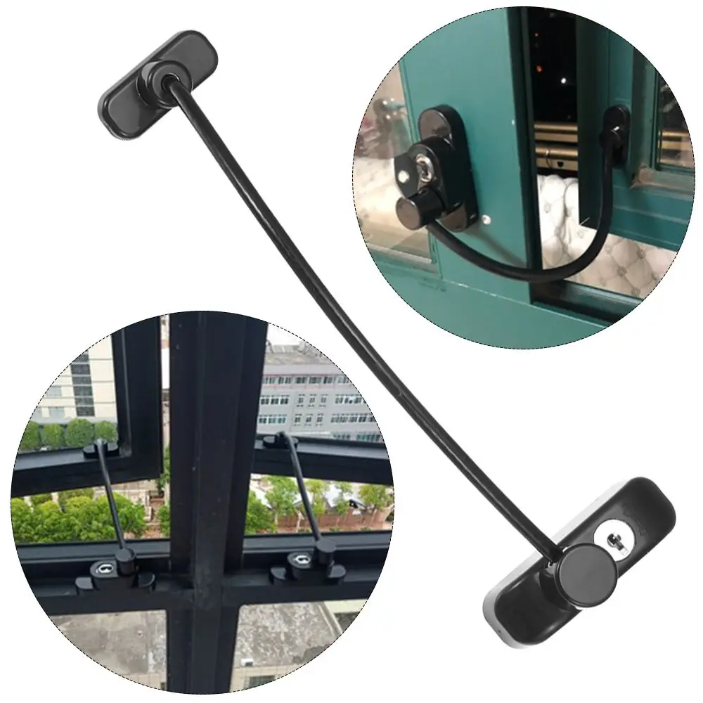 Novo cabo de fio limitador de fechadura de janela de porta de segurança