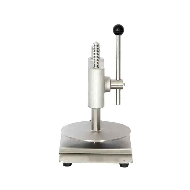 Stainless Steel Manual Pizza Dough Press Machine Commercial Hand Crank Pastry Roller for Bakery Kitchen Tool Flatbread Maker
