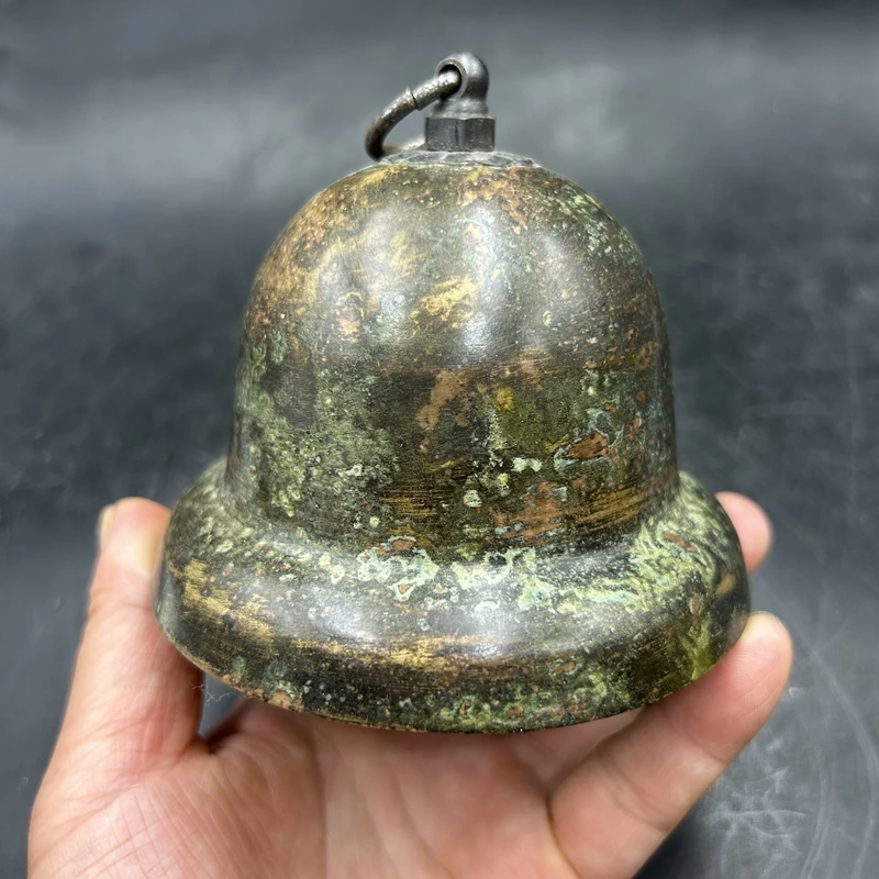

Chinese antique handmade copper bell handles home crafts ornaments