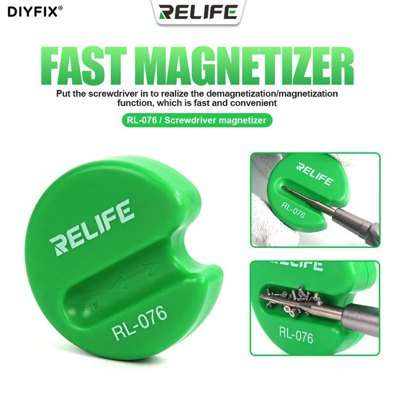 RELIFE RL-076 Screwdriver Magnetizer For Screwdriver Bit Fast Magnetization Degaussing Hand Tool