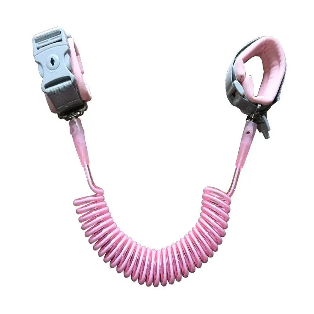 

Accessories Toddler Cotton Cloth Steel Wire Baby Walkers Belt Baby Traction Rope Anti-lost Wrist Link Band Children Harness