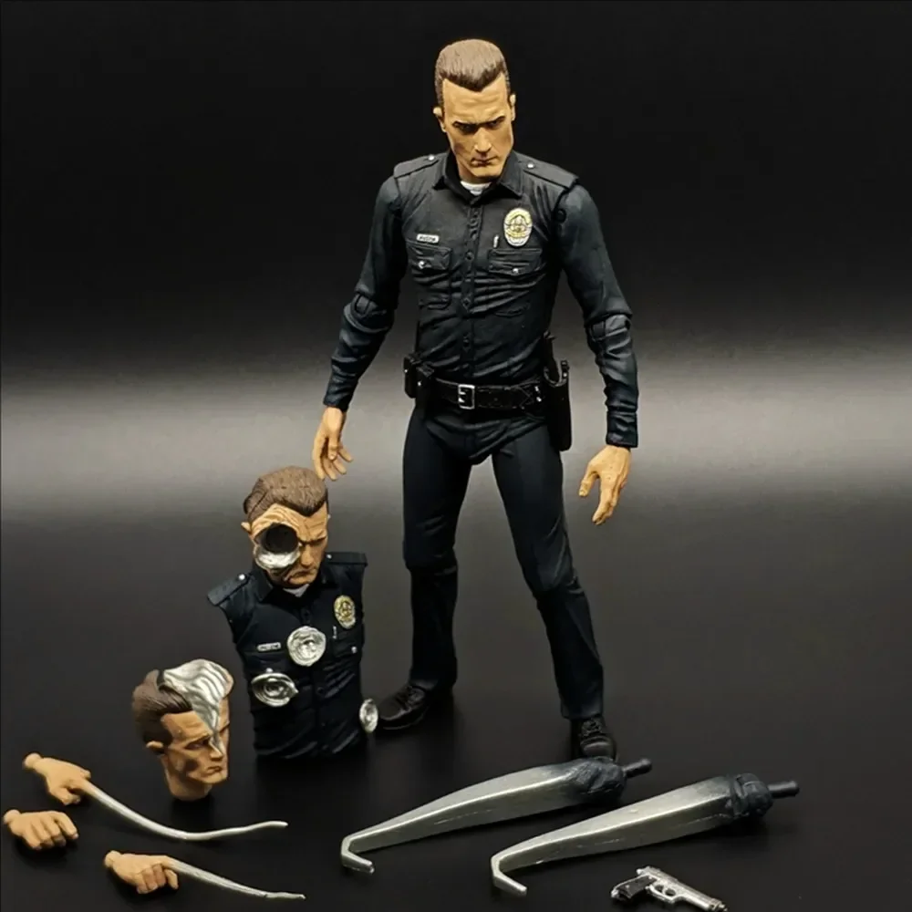 Горячая продажа NECA Terminator 2 T-800 T-1000 мотоциклетная фигурка полицейского |   В наличии быстрая доставка