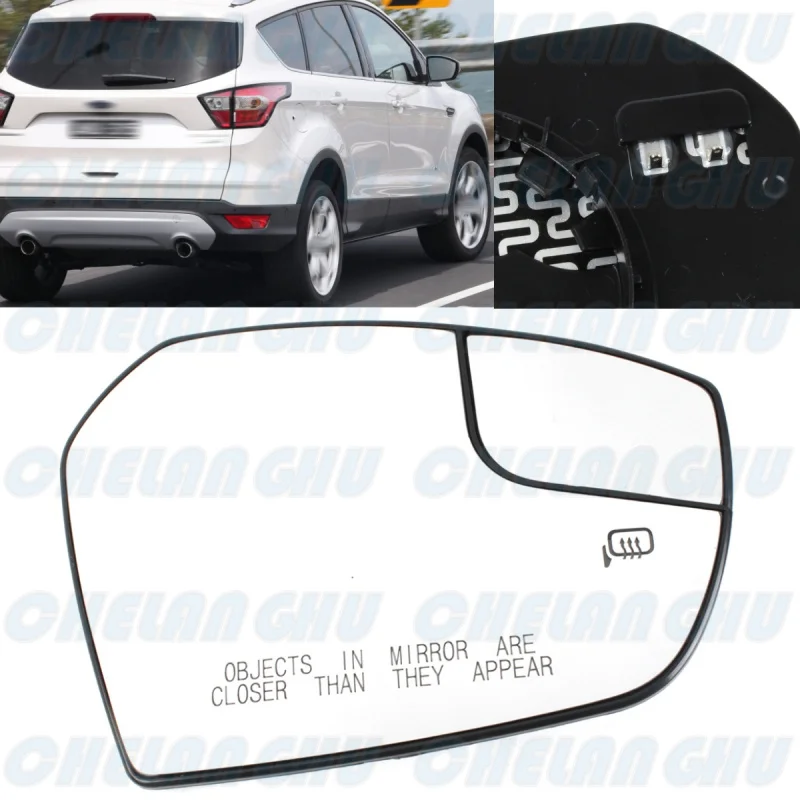 

Right Side Heated Rearview Mirror Glass for Ford Escape 2017 2018 2019 car accessories GJ5Z17K707A