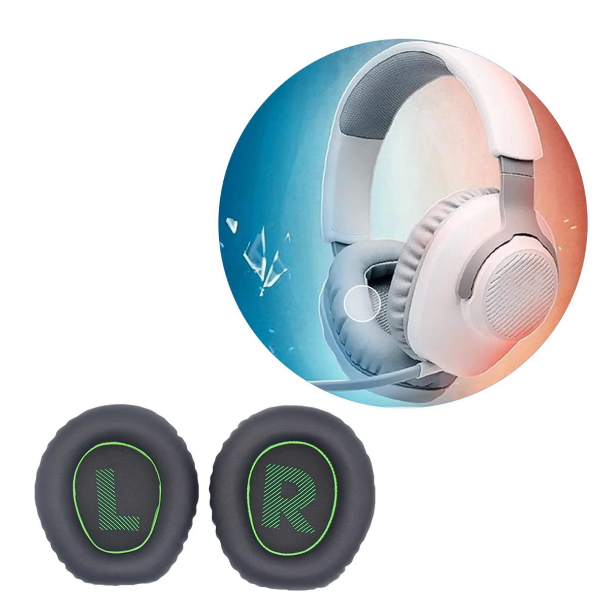 A57G-для JBL QUANTUM Q100 чехол для наушников гарнитура чехол для наушников губчатый чехол сменный защитный чехол для наушников, D