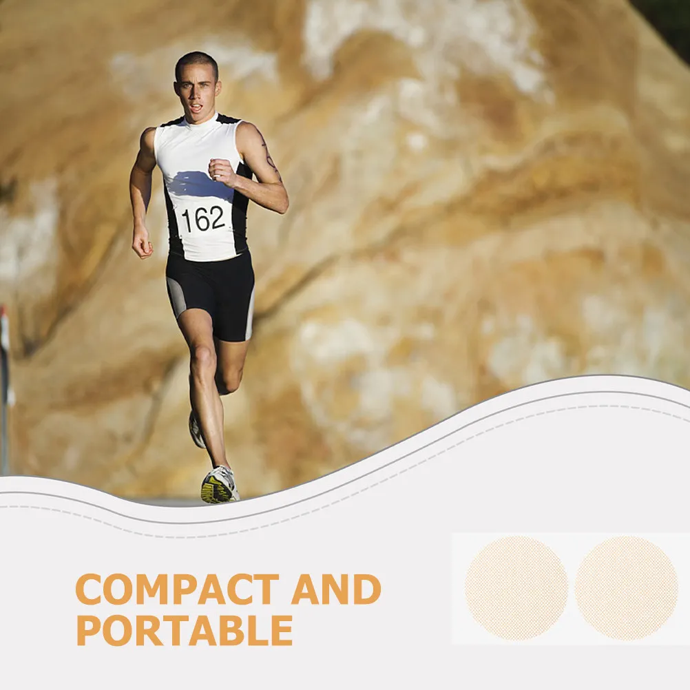 100 пар одноразовых наклеек для сосков, приятных для кожи, для защиты при грудном вскармливании, удобные мужские защитные накладки