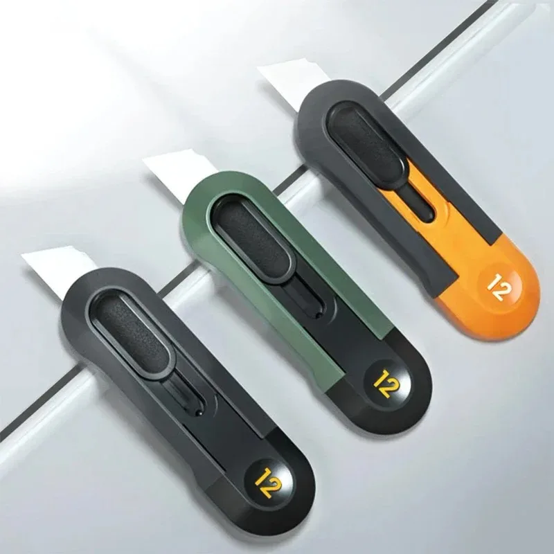 Deli High Quality Utility Knife 12mm/9mm/18mm/T-shape Multi-specification Carbon Steel Courier Box Cutter Knifes Office Supplies
