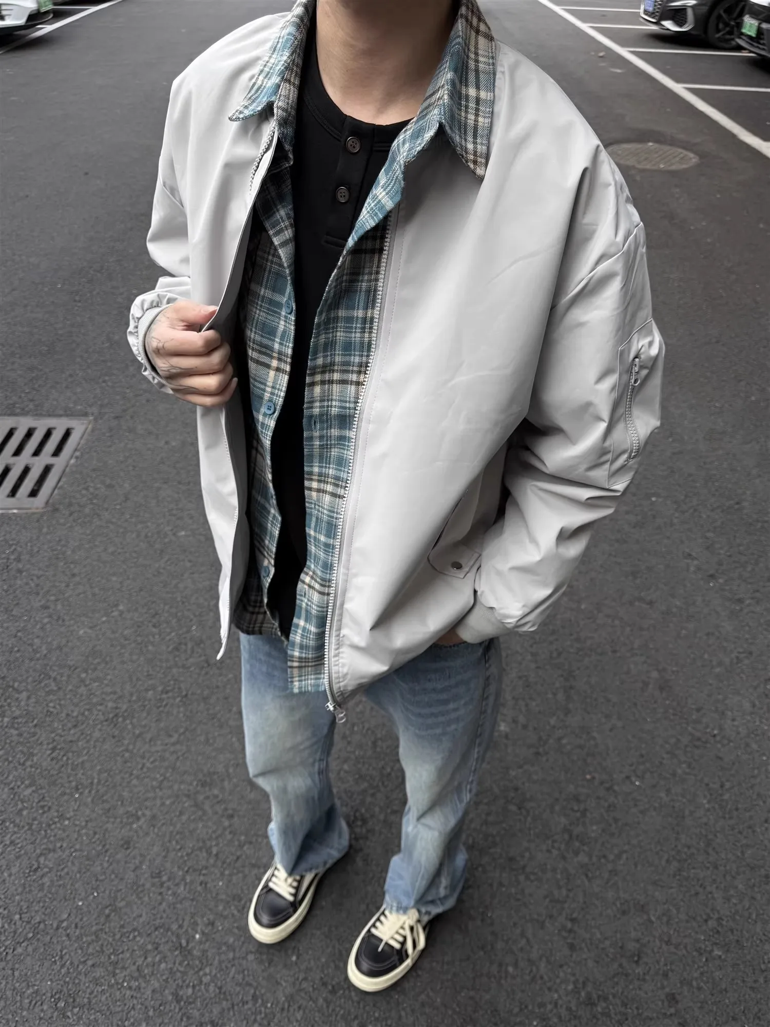 

Мужская куртка Cleanfit Pilot Jaet для весны и осени, в американском стиле High Street, рабочая одежда, бейсбольная куртка, верхняя одежда, приталенный крой, удлиненная модель...