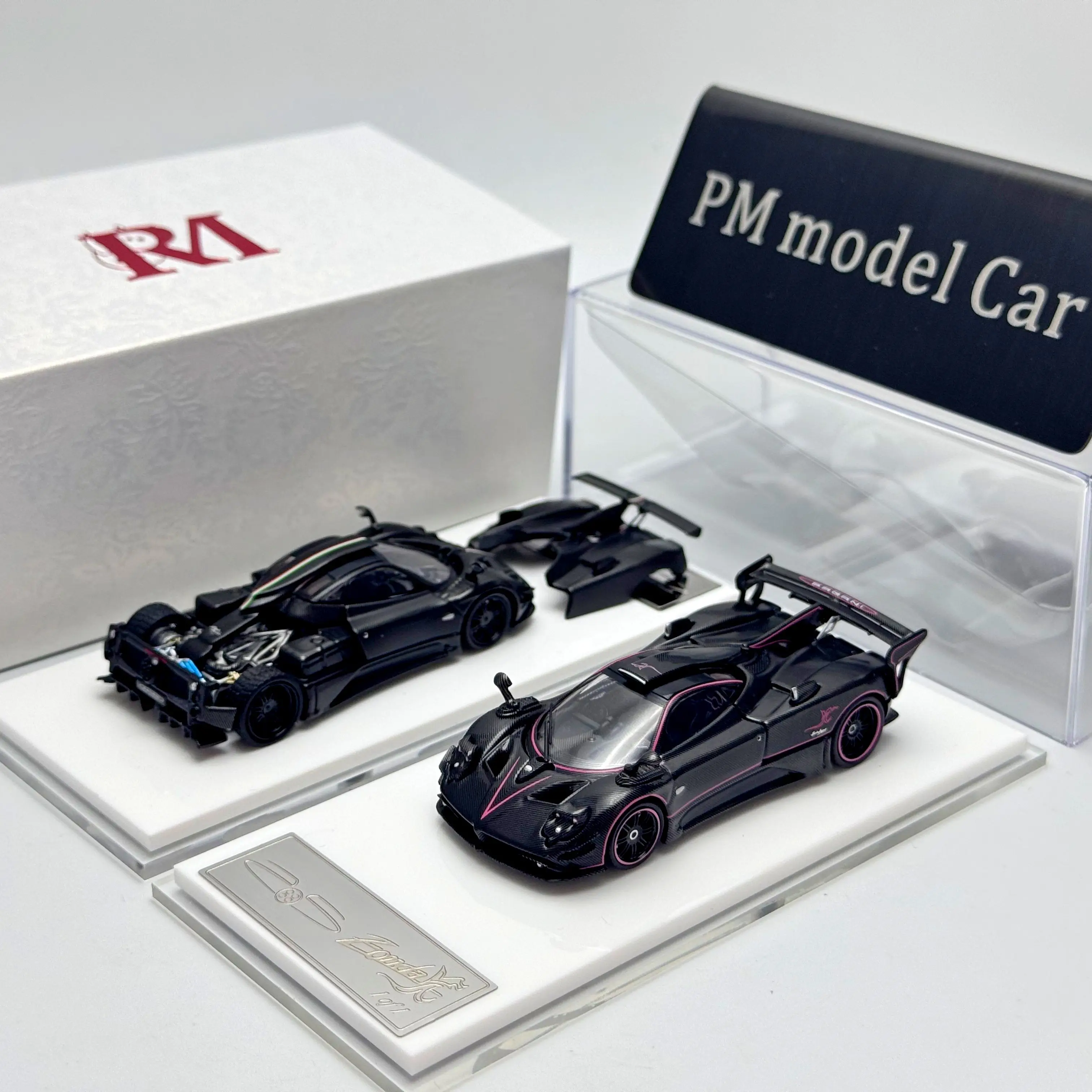 RM Rhino 1:64 Pagani Zonda JC Supercar Alloy Diecast Model Car Collectible Gift Ornament