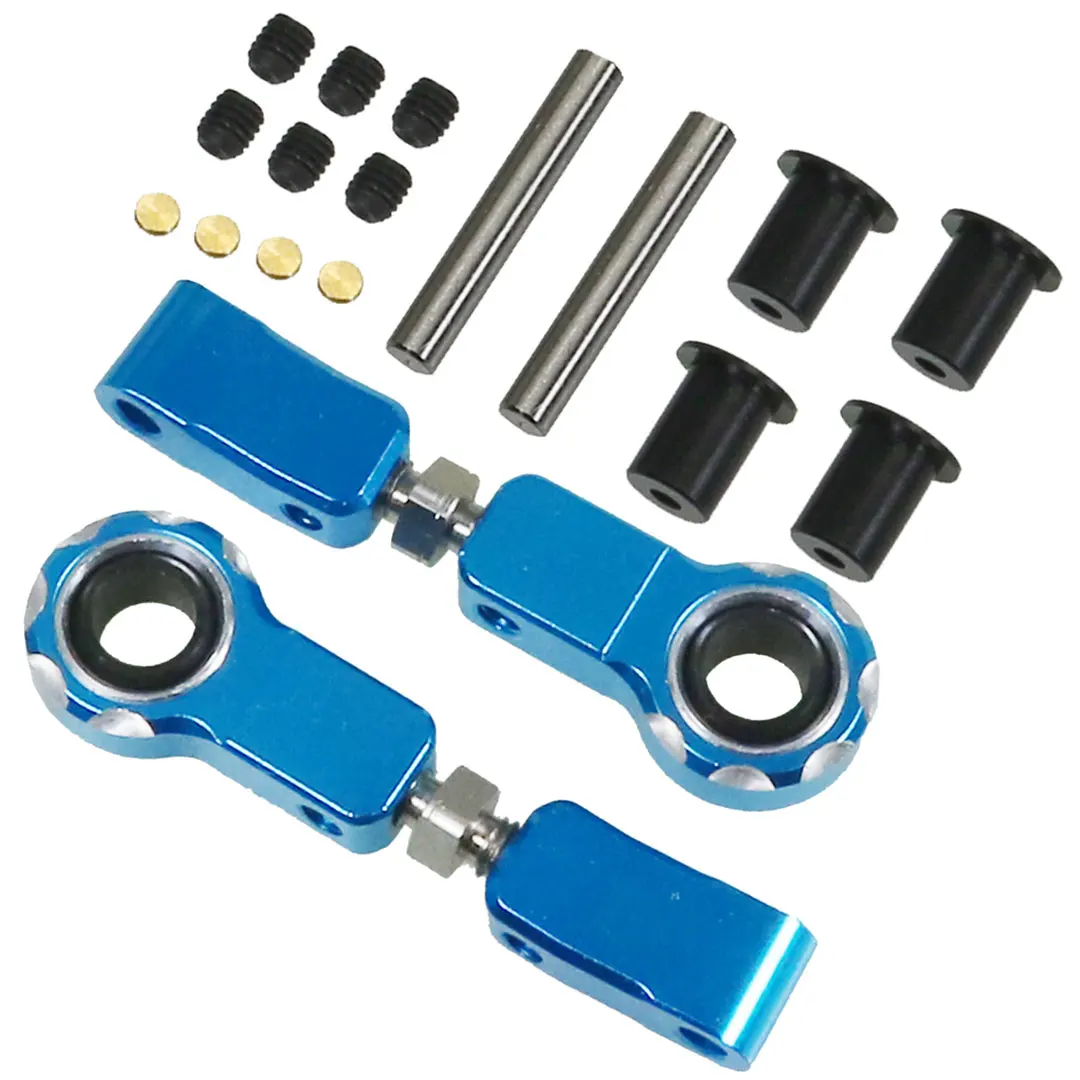 HOT RACING Tamiya TT02 1/10 Touring Aluminum+S2 Steel Mod Upgrade Set - Arms Knuckle Shaft CVD