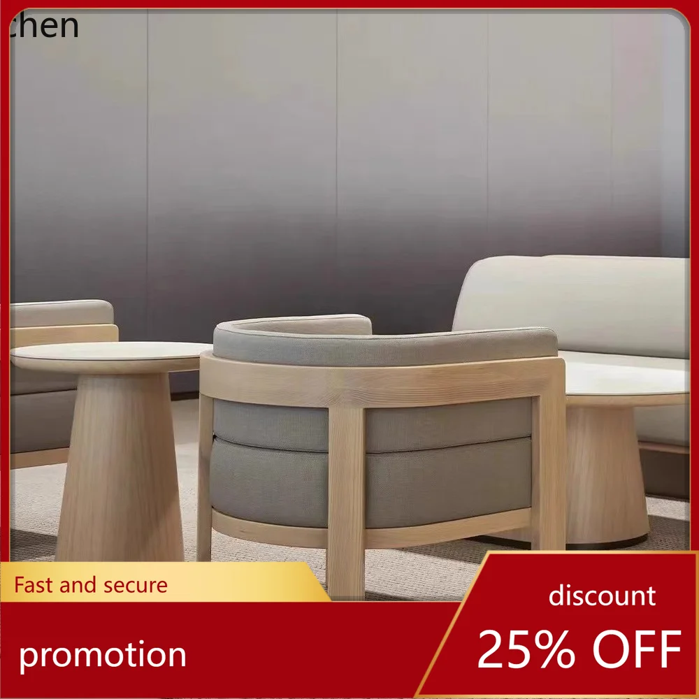 HYS Homestay Lobby Public Area Leisure Chair Single Writing Chair Hotel Matching Sofa Chair