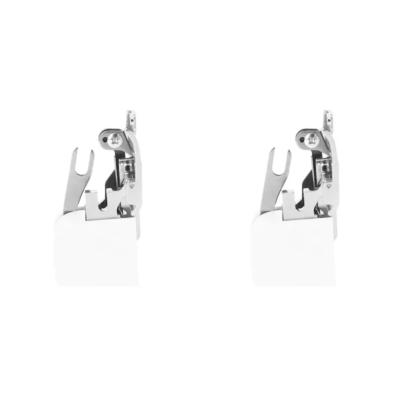 A03F-2Pcs Side Cutter Overlock Sewing Machine Presser Foot Feet Sewing Machine Attachment For All Low Shank Singer