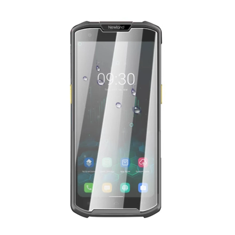 Capa protetora anti-queda para newland mt90 nft10 NLS-MT95L NLS-PDD-D1 filme protetor de tela de vidro temperado