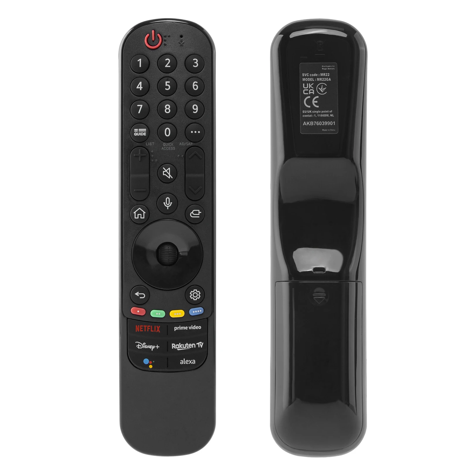 New IR Remote Control AN-MR22GA AKB76039901 Replacement Use for AN-MR22 Series Smart TV Controller No Voice Function