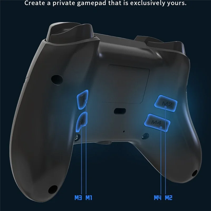 ABSQ-para controlador P5 RGB para consola PS5/4/PC, mando con cable con vibración duales Turbo, sin retraso, conexión instantánea, control A