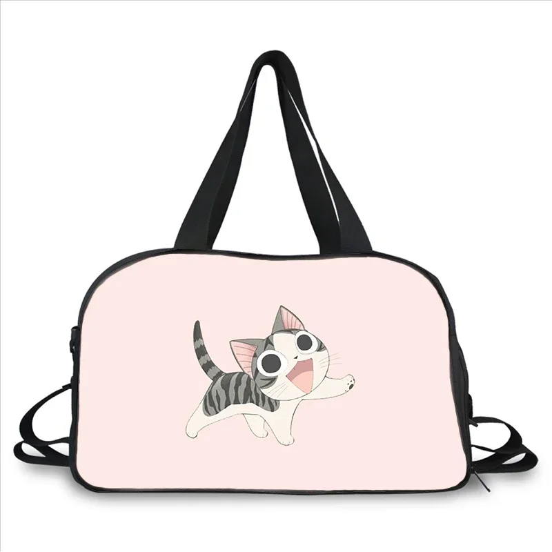 Cartoon Chi's Sweet Home Cute Cat 3D printing fashion trend portable large capacity multi function messenger bag travel bag