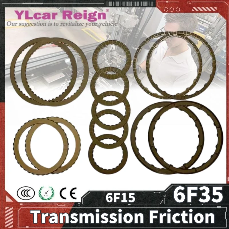 

6F35 6F15 Automatic Transmission Friction Plates Pack Clutch Rebuild Repair kit For Ford Mondeo Escape Car Gearbox Accessories