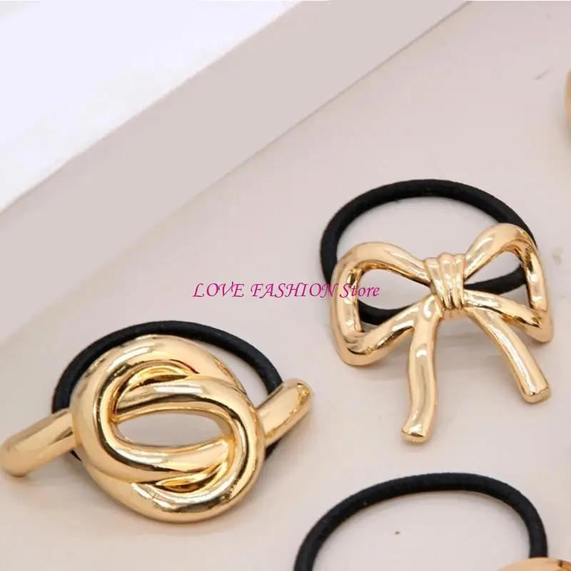 Tóc kim loại Còng tóc đuôi ngựa cho phụ nữ và trẻ gái phụ kiện tóc thời trang y166