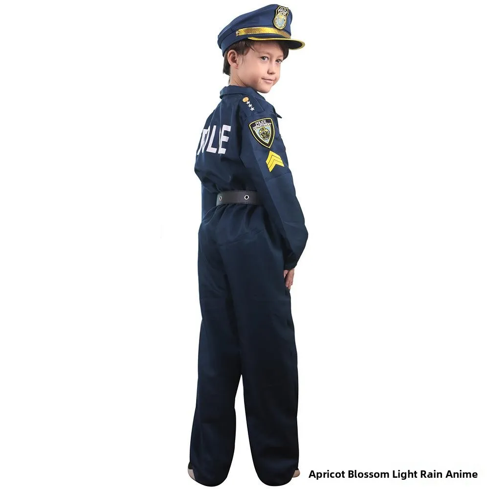 Costume cosplay della polizia per bambini Gioco di ruolo Plang Profional Dr loween Abiti da spettacolo di carnevale Chi tradizionale...