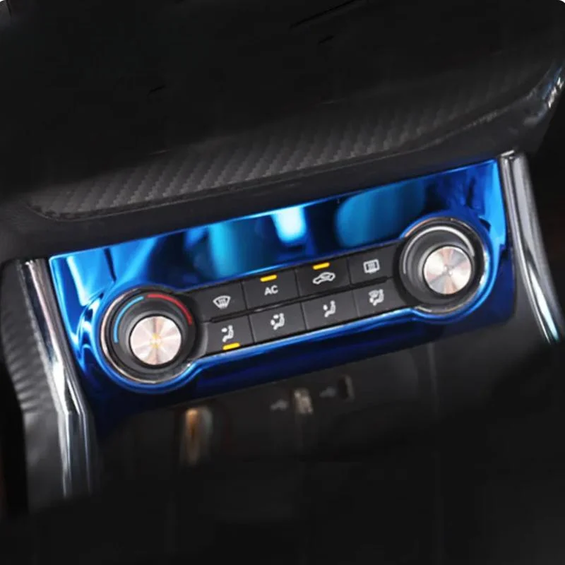 

Для MG ZS 2017-2020 LHD аксессуары для интерьера, переключатель кондиционера, регулировка переменного тока, рамка, внутренняя стильная крышка, накладка