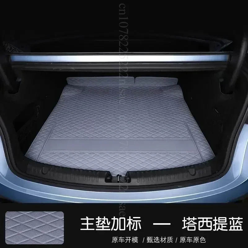 For BYD Seal EV DMi 2025 2024 Leather Car Front Storage Box Pad Trunk Mat Waterproof Bottom Protector Pad Car Interior Decor