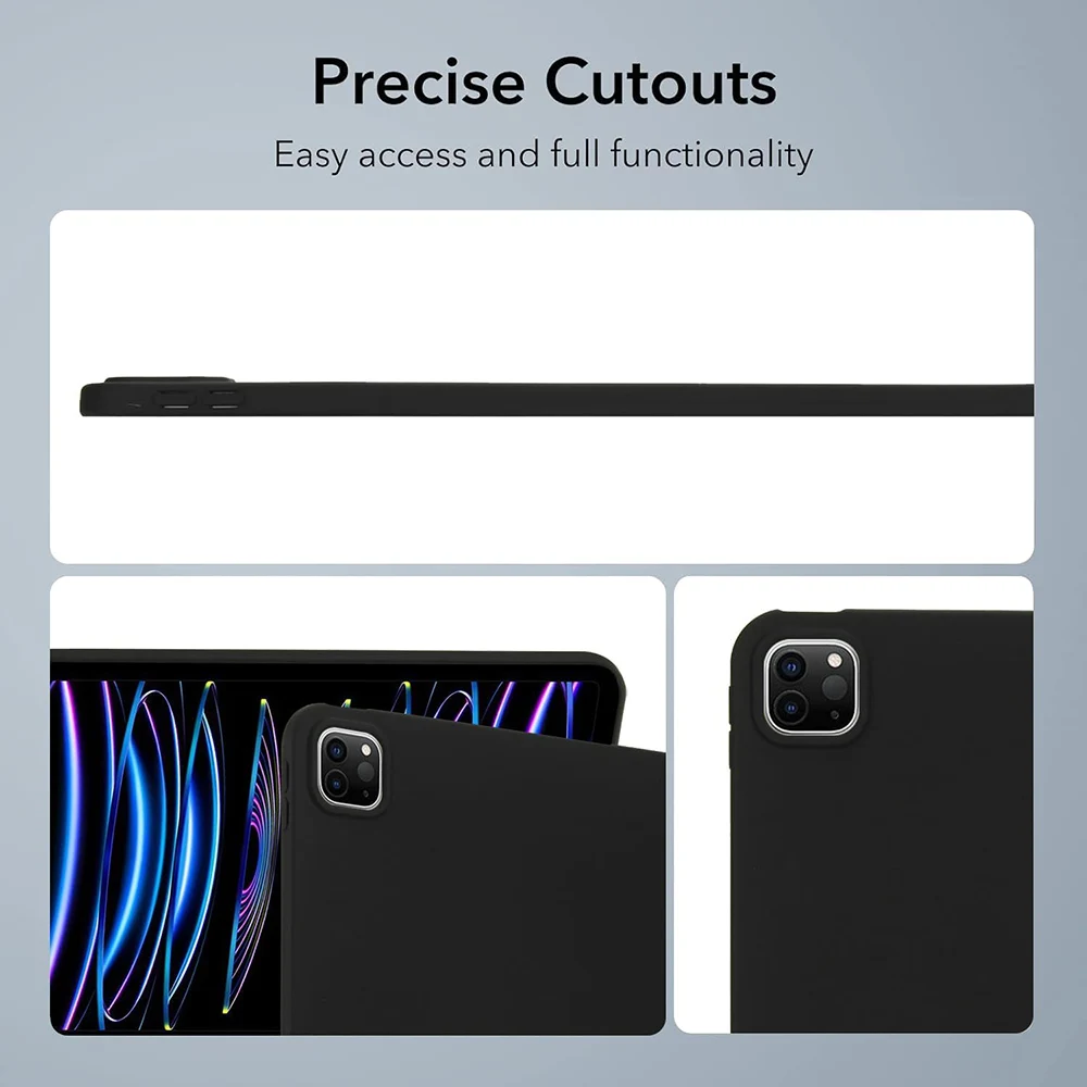 Soft TPU Case for iPad Pro 11 M5 M4 2025 2024 13 2025 12.9 2022 2021 2020 10.5 9.7 2017 2018 Protective Cover New