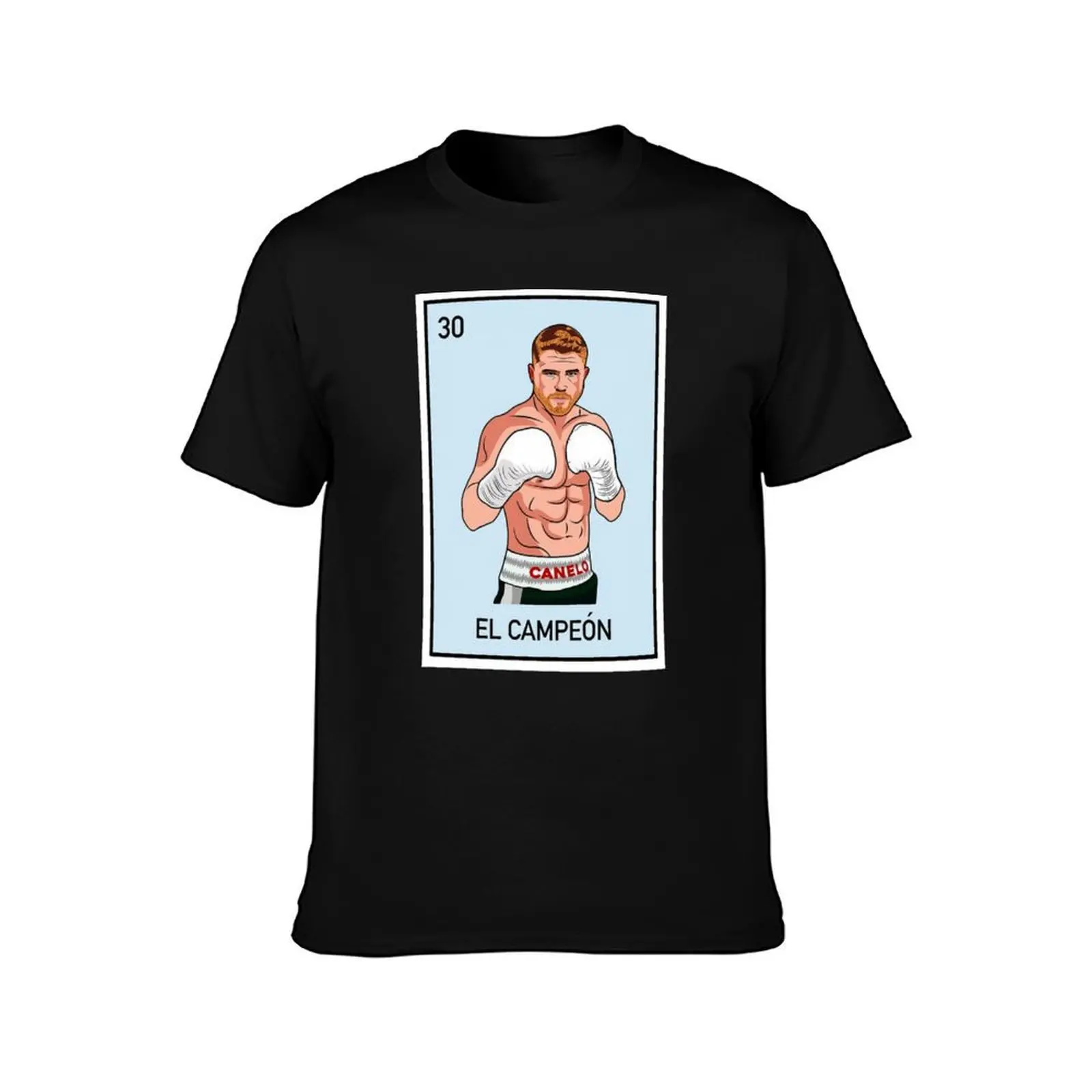 Canelo T-Shirt, Summer Casual Cotton Tee, Oversized Streetwear Tops, Vintage Graphic Print, Loose Fit Short Sleeve, 100% Cotton