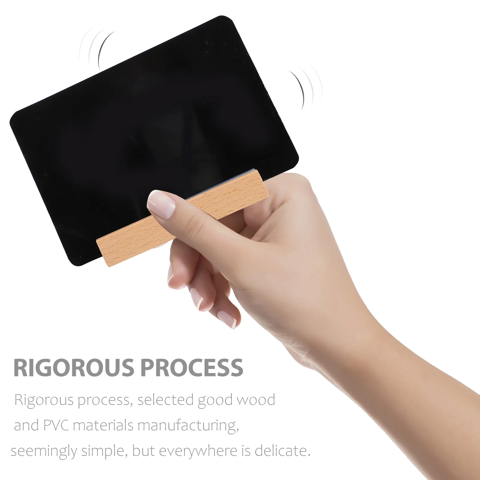 Handwriting Handwritten Price Tag Desktop Whiteboard Chalkboard Pvc Table Sign Display