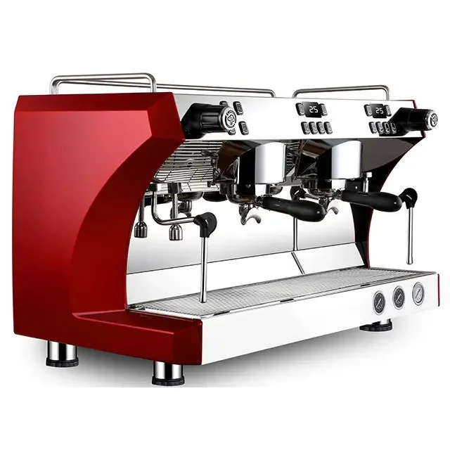 Double Group Espresso Coffee Machine 9 Bar Espresso Machine Professional Cappuccino Coffee Machine For Coffee Shop Cafe