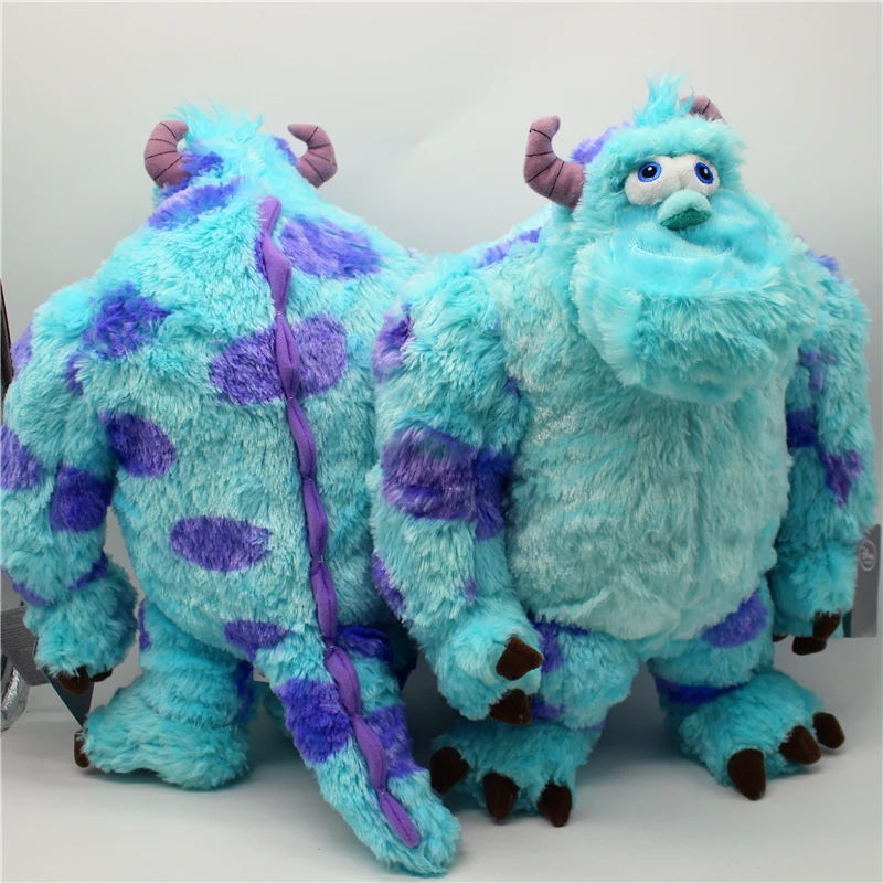 DISNEY 45cm Monsters Inc. James P. Poupées en peluche Pixar pour garçon, jouets en peluche, animaux animés, anniversaire