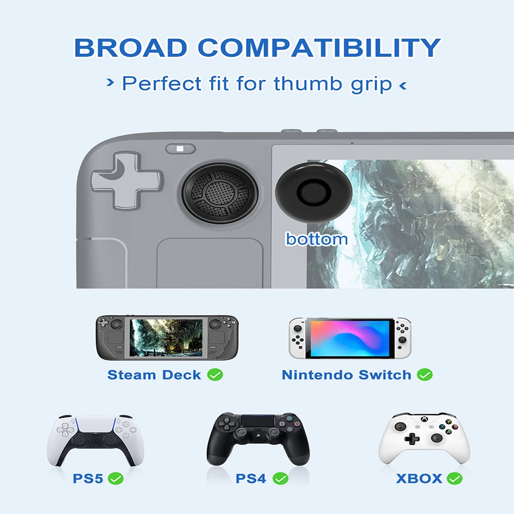 Controlador de consola Steam Deck /switch, accesorios de joystick que aumentan la tapa del joystick, ROG AIIy X