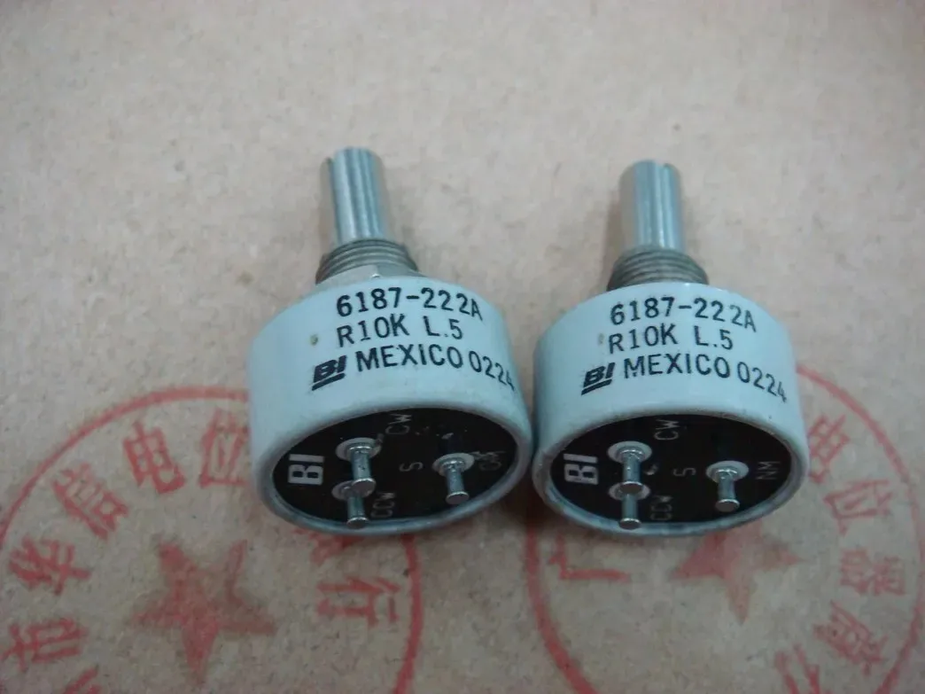 Model 22 conductive plastic potentiometer BI 6187-222A 1k 5k 10K