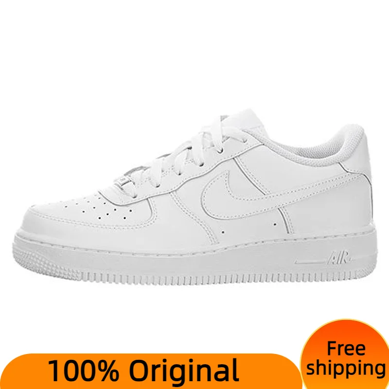 

Nike Air Force 1 Low Swoosh Pack All-Star White 2018 GS Sneakers shoes With Original Box