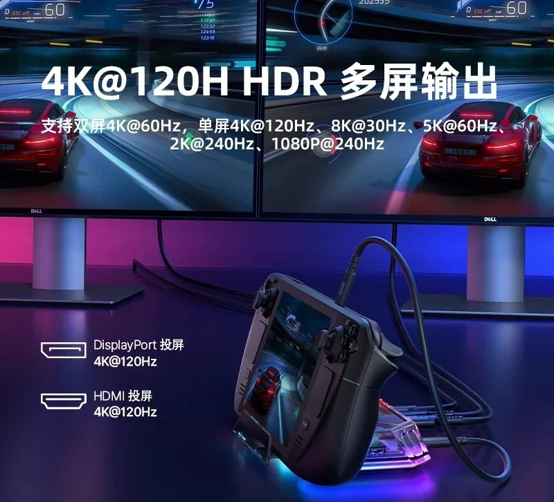 Suitable for steamdeck docking, accessories typec base, notebook dock